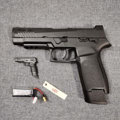 Sig Sauer P320 M17 Gel Blaster Full-Sized Electric Blowback Toy Pistol