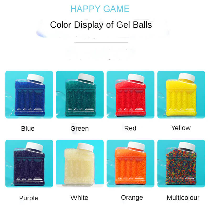 7-8mm Gel Balls Luminous  Multicolour